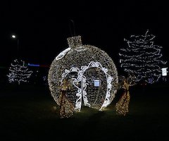 holiday decor, lights, christmas